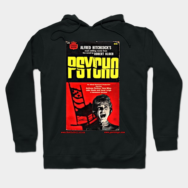 PSYCHO-Novel by Robert Bloch Hoodie by Rot In Hell Club